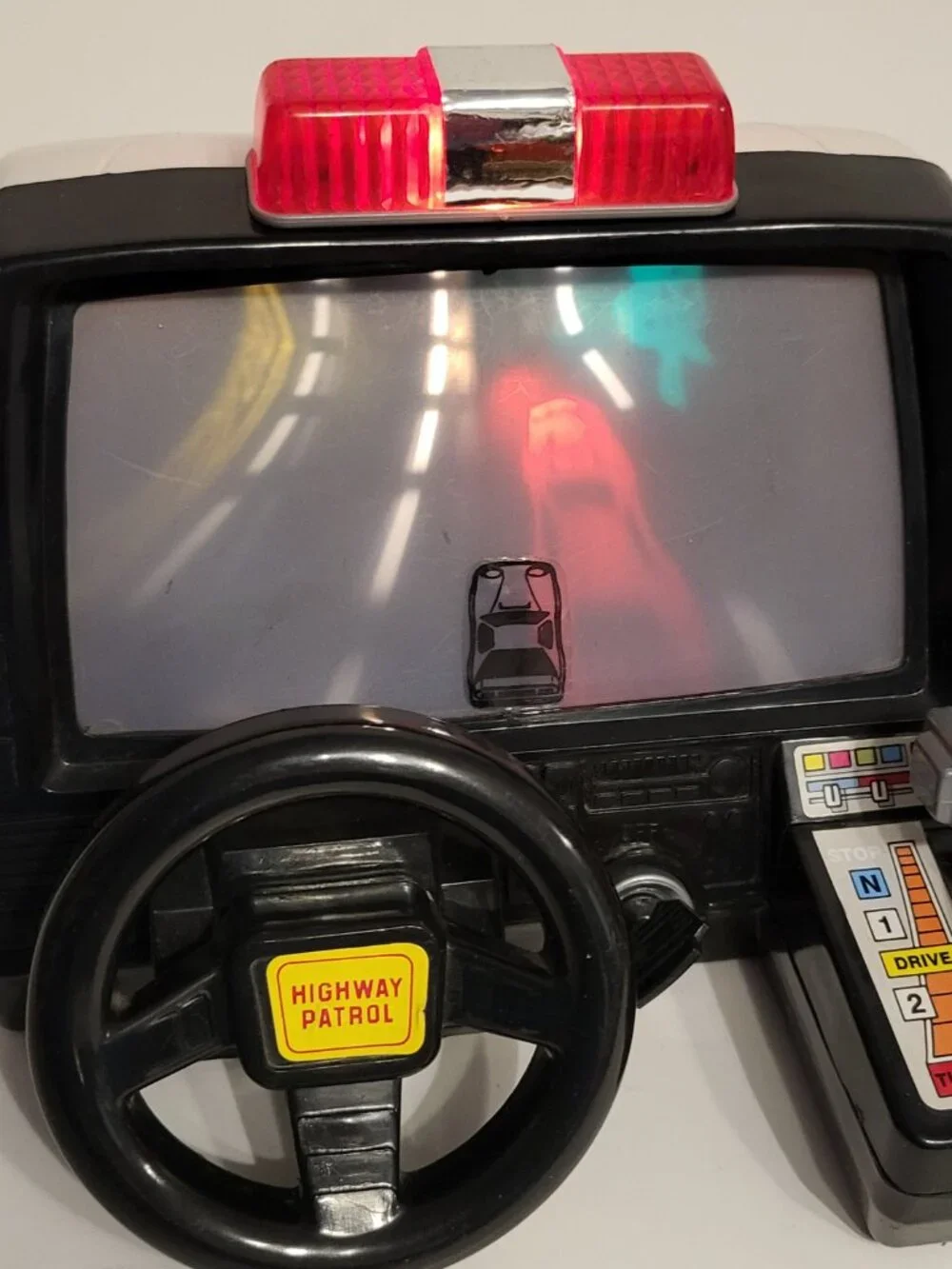 Learn to Drive Highway Patrol Dashboard Vintage Unisex Kids Driving Dash Game